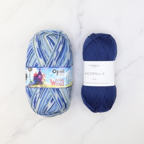 Botanic Shawl Yarn Kit: Wirbelwind 11477 Lapis