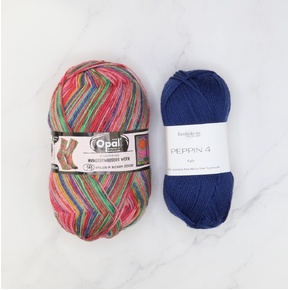 Botanic Shawl Yarn Kit: Hundertwasser 563 Lapis