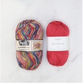 Botanic Shawl Yarn Kit: Hundertwasser 668 Melon