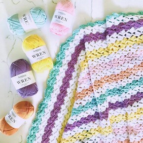 Sue Daley Designs Crochet Drunken Granny Blanket Pattern
