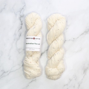Prestige Yarns Australian Tweed: 0001 White