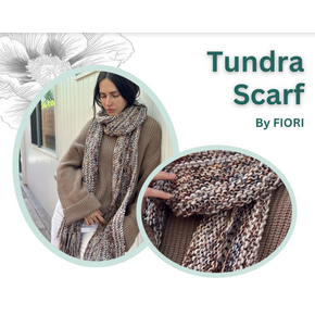 Tundra Scarf Kit in Fiori Grande + Fiori DK IV