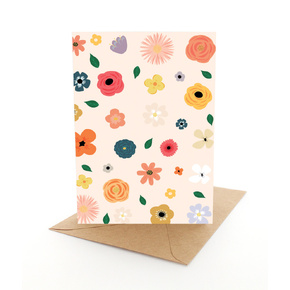 Greeting Card: Floral Scatter