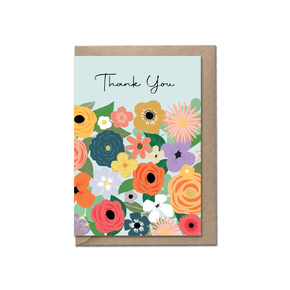 Greeting Card: Floral Thanks