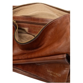 Re:Designed Project 01 Front Pocket Bag: Walnut/Gold  PREORDER 8/07/2026