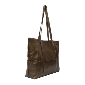 Re:Designed Project 19 Soft Leather Shopper Bag: Dark Green