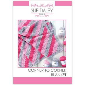 Sue Daley Designs Crochet Corner to Corner Blanket Kit