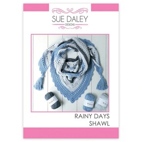 Sue Daley Designs Crochet Rainy Days Shawl Kit