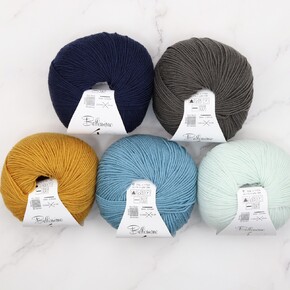 Shawlography Kit in Bellissimo 4ply Merino: Bathing Hut