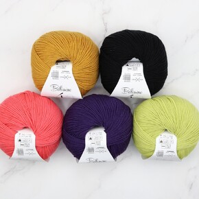 Shawlography Kit in Bellissimo 4ply Merino: Carnival