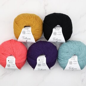 Shawlography Kit in Bellissimo 4ply Merino: Celebration