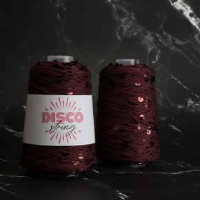 Stitch Lane Yarns Disco String: 09 Hot Chocolate