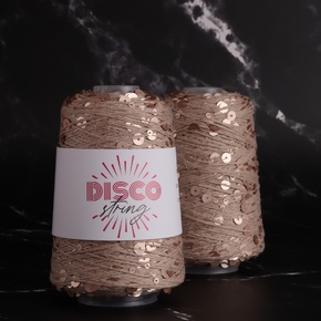 Stitch Lane Yarns Disco String: 19 Champagne Shimmer