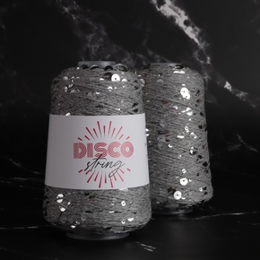 Stitch Lane Yarns Disco String: 74 Studio 54 Smoke