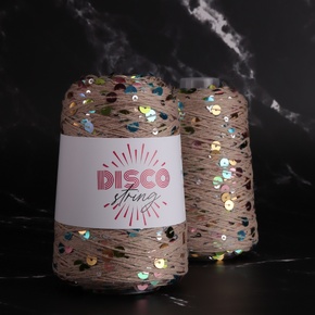 Stitch Lane Yarns Disco String: 76 Rainbow Sparkle