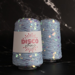 Stitch Lane Yarns Disco String: 97 Starlight Blue Satin