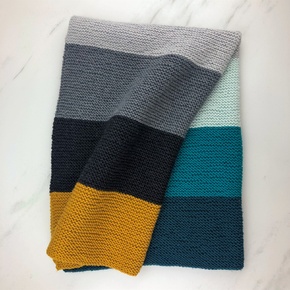 Baby Blanket Kit Knit/Crochet - Woollen 
