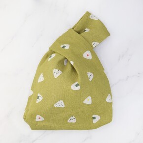 by Skein Sisters Knot Project Bag: Mustard Triangles