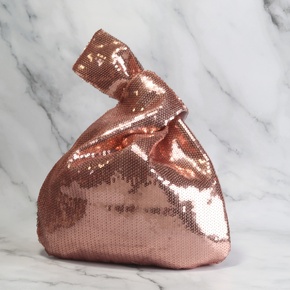 by Skein Sisters Knot Project Bag Sequinned: Champagne