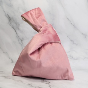 by Skein Sisters Knot Project Bag Velvet: Pink