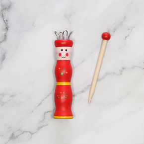 by Skein Sisters Knitting Dolly: Red
