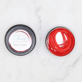 by Skein Sisters Magic Cord Small: Scarlet
