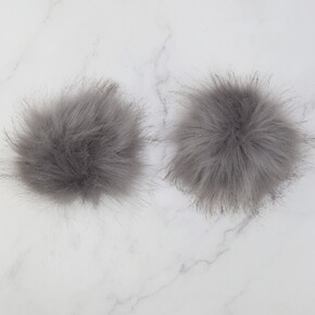 by Skein Sisters Pom Pom: Grey