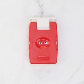 by Skein Sisters Button Row Counter: Red