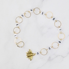 by Skein Sisters Number Chain Row Counter: Bee Large