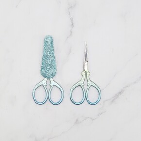 by Skein Sisters Retro Embroidery Scissors: Ice Blue
