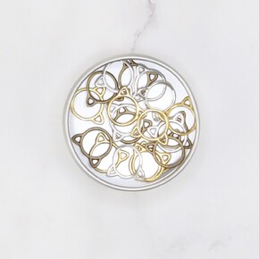 by Skein Sisters Metallic Cat Ears Stitch Markers: Assorted