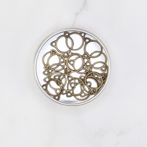 by Skein Sisters Metallic Cat Ears Stitch Markers: Bronze