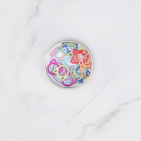 by Skein Sisters Metallic Cat Ears Stitch Markers: Pastel Colours