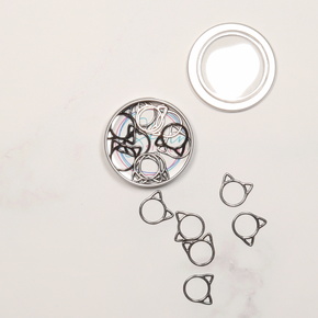 by Skein Sisters Cat Ears Stitch Markers Large