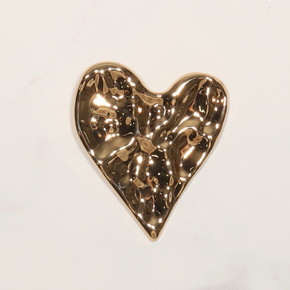 by Skein Sisters Shawl Pin Brooch Heart