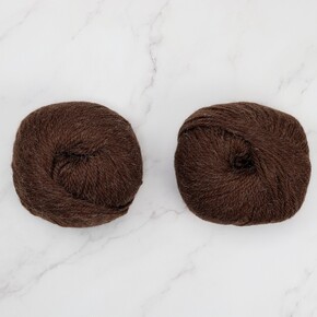 Skein Sisters Trackwork Scarf Kit: 14027 Coffee