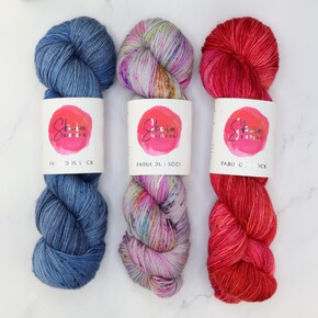 Fiber Fest Yarn Set in Fabulous Sock DYED TO ORDER 13/05/2025: Pout