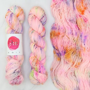 Skein Sisters Fabulous Sock: 1260 Pink Tingle OOAK