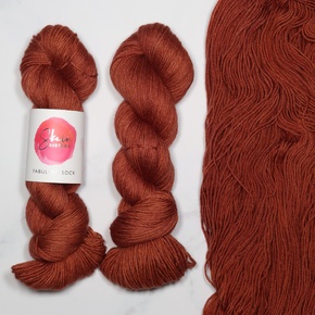 Skein Sisters Fabulous Sock: 1157 Red Kangaroo