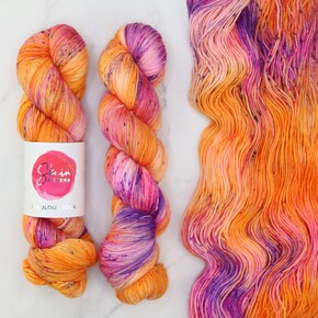 Skein Sisters Fabulous Sock: 1080 Tango Train