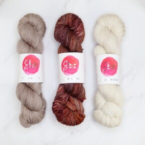 Skein Sisters Fabulous Sock 3 Skein Set: Antiquity A