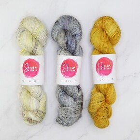 Skein Sisters Fabulous Sock 3 Skein Set: Honey DYED TO ORDER 13/05/2025