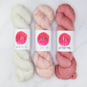 SS Art Nouveau Sweater Set in Fabulous Sock: Snowbird, sizes 1-3