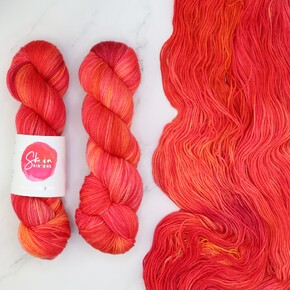 Skein Sisters Fabulous Sock DYED TO ORDER 13/05/2025: 1200 Blast Furnace