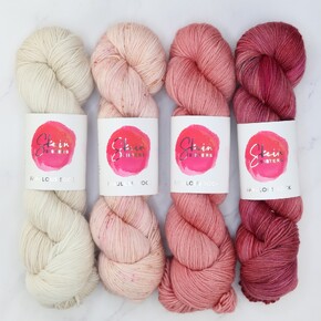 Skein Sisters Fabulous Sock 4 Skein Gradient Set: Coral Garden A