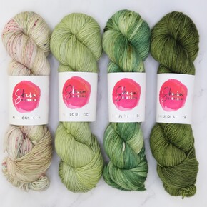 Skein Sisters Fabulous Sock 4 Skein Gradient Set: Dreamy A