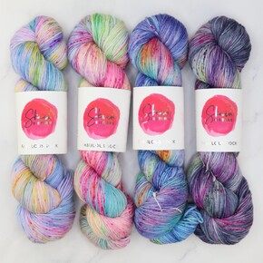 Skein Sisters Fabulous Sock 4 Skein Gradient Set: Passion for Colour A