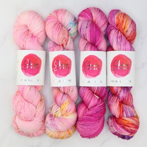 Skein Sisters Fabulous Sock 4 Skein Gradient Set: Funhouse DYED TO ORDER 13/05/2025