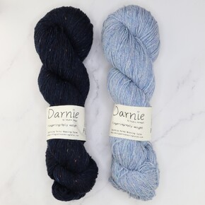 Westknits MKAL 2024 Go Go Dynamo Shawl Sets in Darnie: Lough Deele