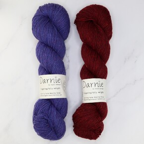 Westknits MKAL 2024 Go Go Dynamo Shawl Sets in Darnie: Thistle